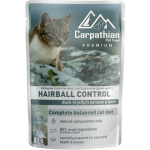 Carpathian Pet Food - пауч за котки патица в желе (срещу образуване на космени топки) , 24х80 г