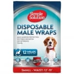 Памперси за мъжки кучета Simple Solution 12бр - различни размери S