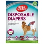 Памперси за женски кучета Simple Solution 12бр - различни размери XXL