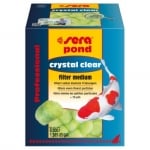 sera pond crystal clear Professional - Филтърен материал за кристално прозрачна вода в езерото - 350 гр достатъчен за 6 000 л вода. Може да се пере и ползва повторно