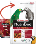 NUTRI BIRD P15  TROPICAL 10 КГ  -пълноценна екструдирана храна за големи папагали