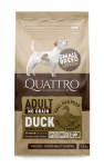 Quattro, No Grain, Duck, храна без зърно за малки породи, с патица, 1,5 кг