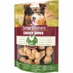 Лакомства за куче Smartbones, пилешко, за мини породи, 128гр