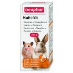 Beaphar Multi Vit, мултивитамини за зайци и други дребни животни, 20мл