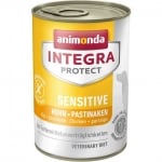 Integra Protect Sensitive БЕЗ ЗЪРНО - храна за чувствителни и алергични кучета, 400 гр - три вкуса пиле + пъщърнак