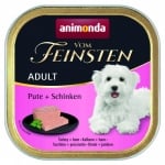 "Vom Feinsten" - Пастет за израснали кучета, различни вкусове Vom Feinsten Light Lunch, 150 гр -  пуйка + шунка - диетичен