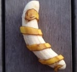 Банан като змия