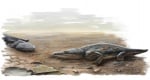 Палеонтолози откриха фосил на огромна рибоядна амфибия