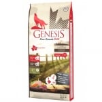 Храна  за възрастни кучета Genesis Pure Canada Wide Country Senior, С прясно месо от гъска, фазан и патица, три разфасовки 2.27кг