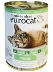 EuroCat Хапки за котки, различни вкусове, 0.415 кг. дивеч