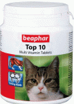 "Multi Vitamin Tablets TOP 10" - осигуряват здраве и жизненост на котката