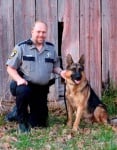 Полицейско куче немска овчарка