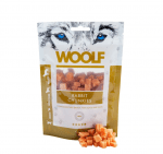 Woolf Rabbiit chunkies - малки хапки със заешко за кучета и котки, 100 гр.